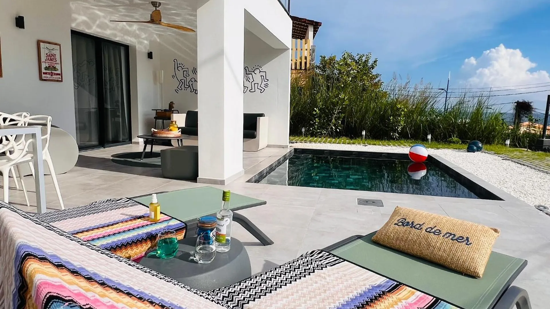 Le Bo Diamant Garden - Appartement Standing Avec Jardin, Piscine Et Vue Mer Le Diamant