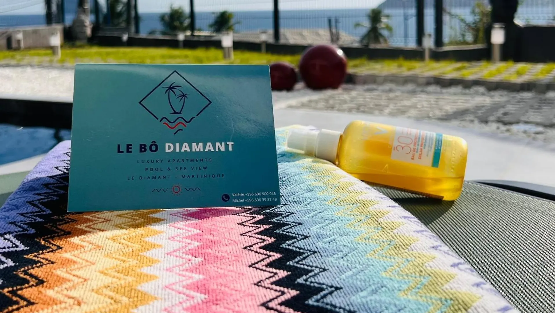 לה דיאמנט Le Bo Diamant Garden - Appartement Standing Avec Jardin, Piscine Et Vue Mer 0*, לה דיאמנט מרטיניק
